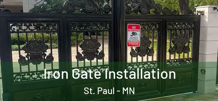 Iron Gate Installation St. Paul - MN